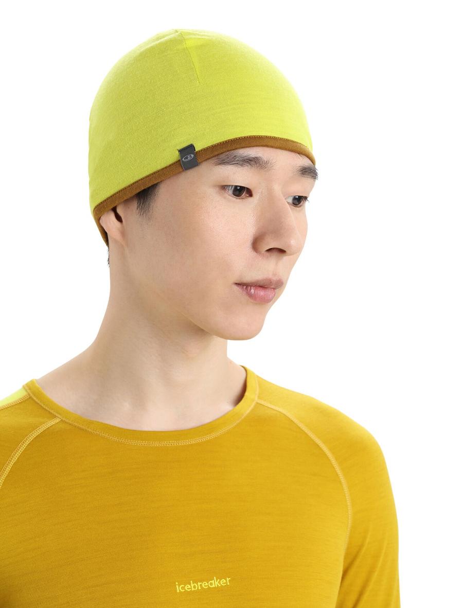 Icebreaker Unisex Merino Pocket Beanie Miesten Hatut Vihreä | FI 1100ILHS